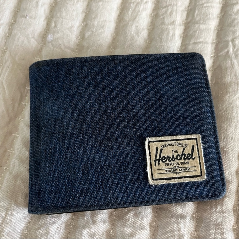 Herschel Supply Co RFID wallet . Synthetic leather interior. Excellent condition